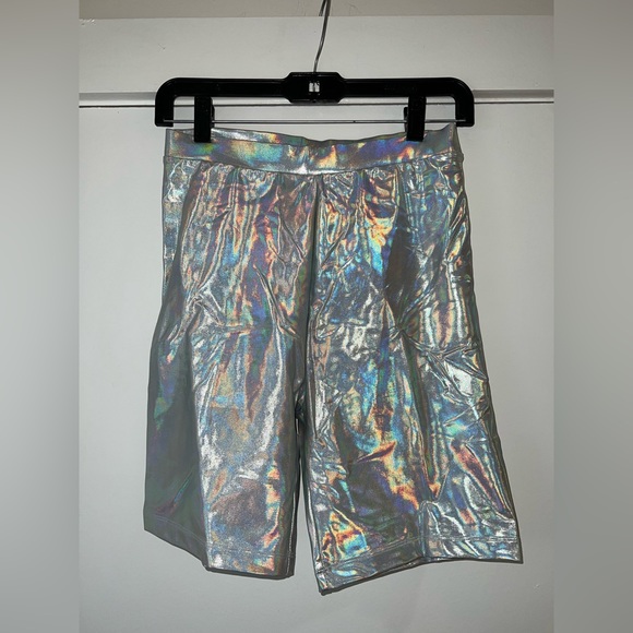 Iridescent / Metallic Bike Shorts - Picture 1 of 3